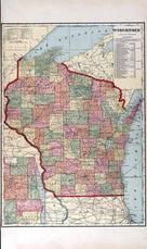 Wisconsin State Map, Pierce County 1908